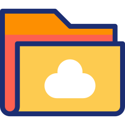dossier cloud Icône