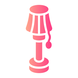 Bedside lamp icon