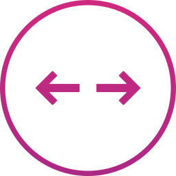 Left and right arrows icon