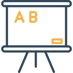 tableau blanc Icône