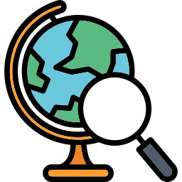 Geography search icon