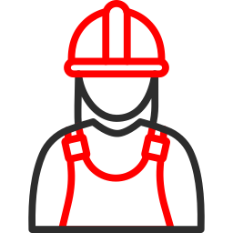 Construction worker icon