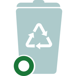 Trash bin icon