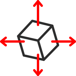 cubo icono