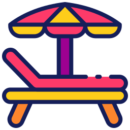 Pool chair icon