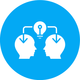 Transfer learning icon
