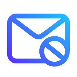 bloqueador de correo electrónico icono