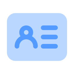 연락처 정보 icon