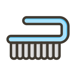 Cleaning brush icon