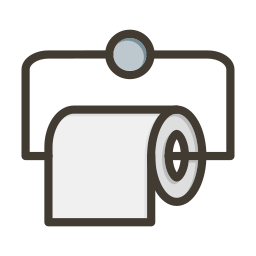 Toilet paper icon