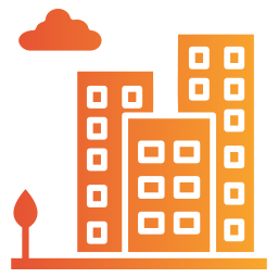 Apartment building icon