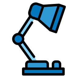 Desk lamp icon