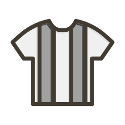 camiseta de árbitro icono