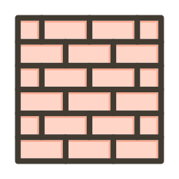 Brick wall icon