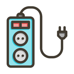 Extension cord icon