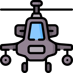 elicottero apache icona