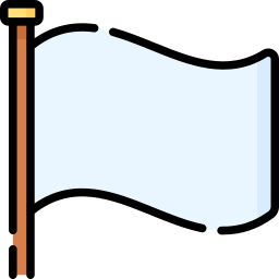 weiße flagge icon