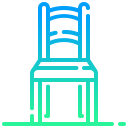 Dining chair icon