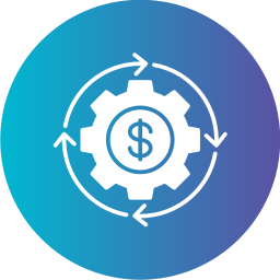 przepływ gotówki ikona