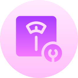 Weight scale icon