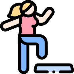 weibliche fitness icon