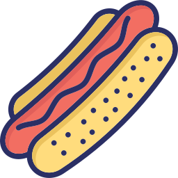 hambúrguer hotdog Ícone