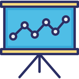 Graph presentation icon