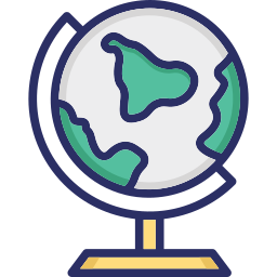 icône de globe de table Icône