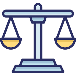 Law justice icon