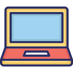 Laptop computers icon