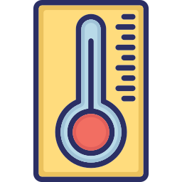thermometer-pictogram icoon