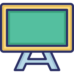 Black board icon