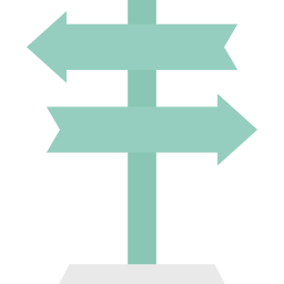 Left arrows icon