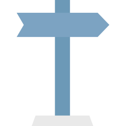 Sign board icon