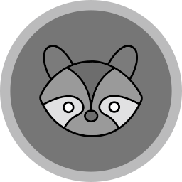 mapache icono