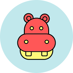 nijlpaard icoon