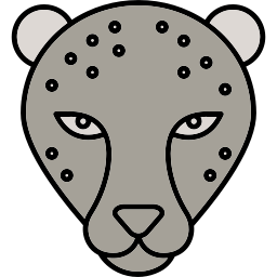 leopardo icona