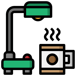 Desk lamp icon