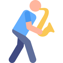 saxofón icono