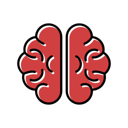 Brain activity icon