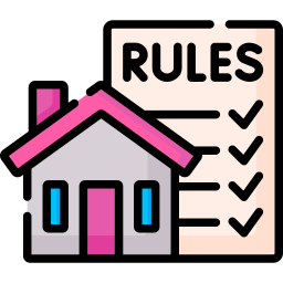 reglas de casa icono