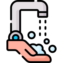 Wash hands icon