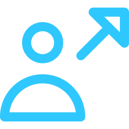 Diagonal arrow icon