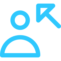 Diagonal arrow icon