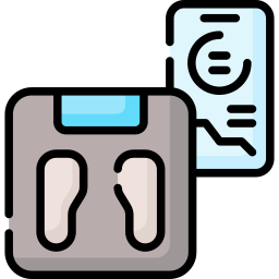 Weight scale icon