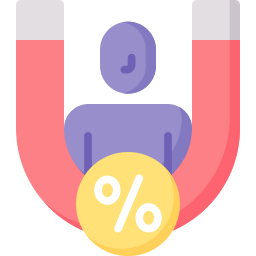 Retention rate icon