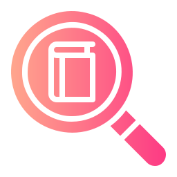 Search of knowledge icon