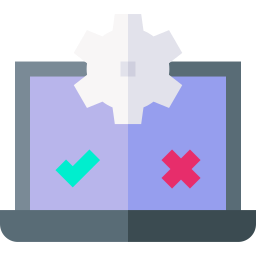 Software testing icon