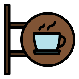 muestra de la cafetería icono