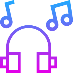 muziek koptelefoon icoon
